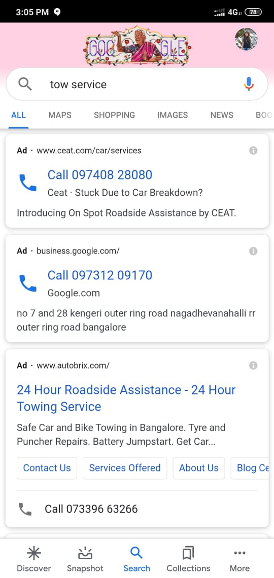 Google Search- Call Only Campaign Advertising-Option 2