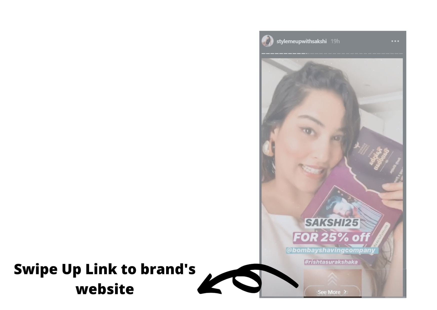Influencer Marketing Barkha Singh-Story  Advertising-Option 3