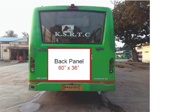 Back Panel (KSRTC - Inside City Bus)