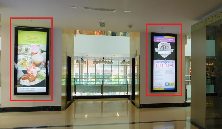 Central Lift - FCG Parking Lift - LHS & RHS 4 W X 8 H Ft. (First Level)