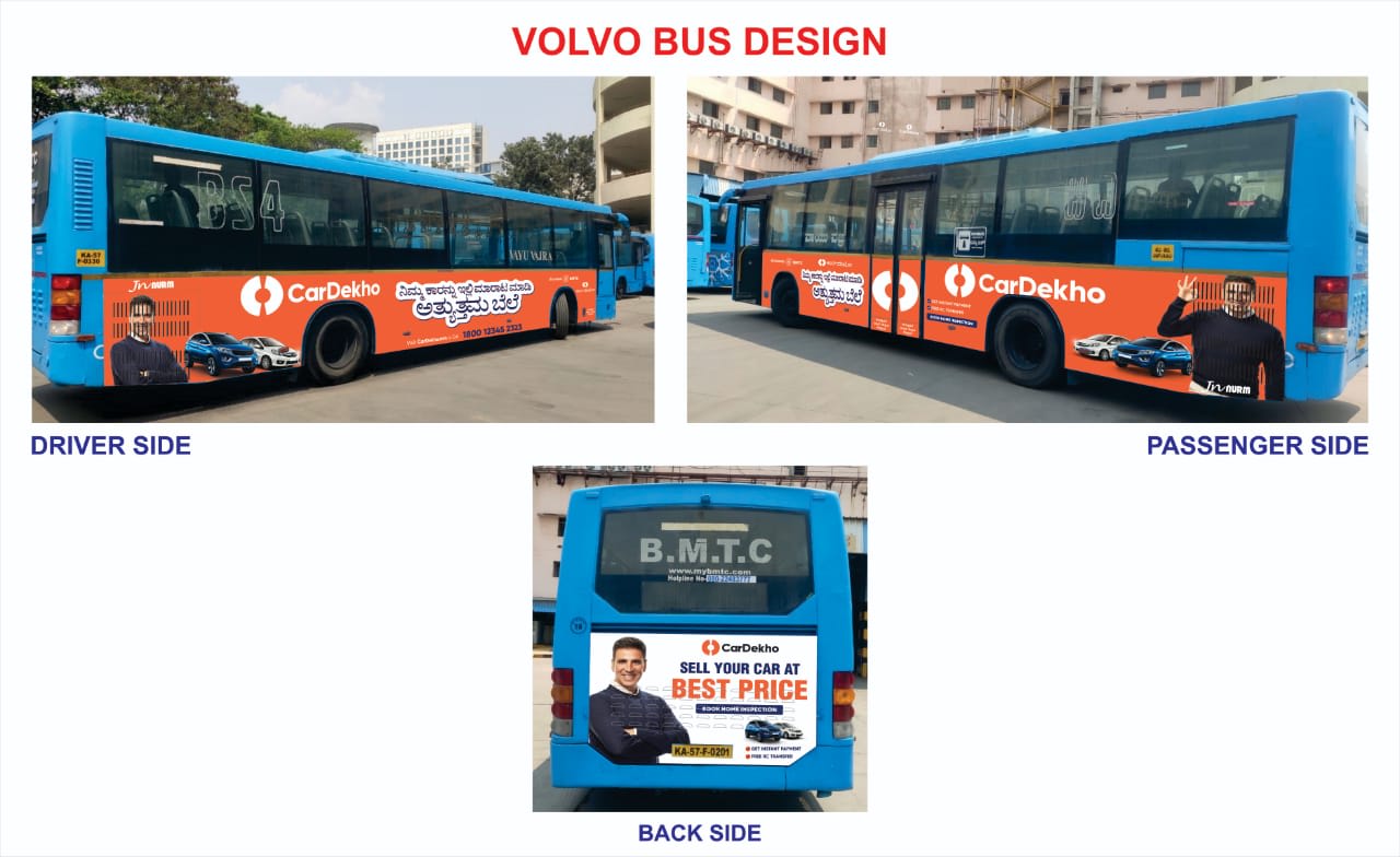 AC Bus - Bangalore- Full Bus Advertising-Option 5