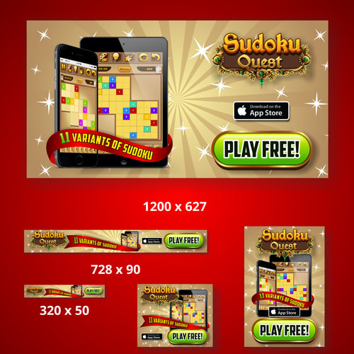 Banner Ad on Gaming Apps - 2