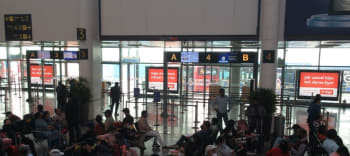 Terminal-1-Departure Area-At Domestic Departure Boarding Gate-6.8 W x 4.8 H Ft