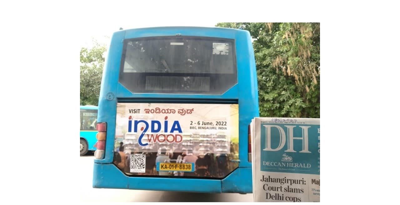 AC Bus - Bangalore-Back Side