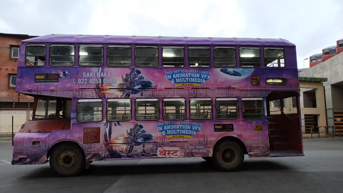 Non AC Bus - Mumbai-Full Bus - Exterior Advertising- Double Decker