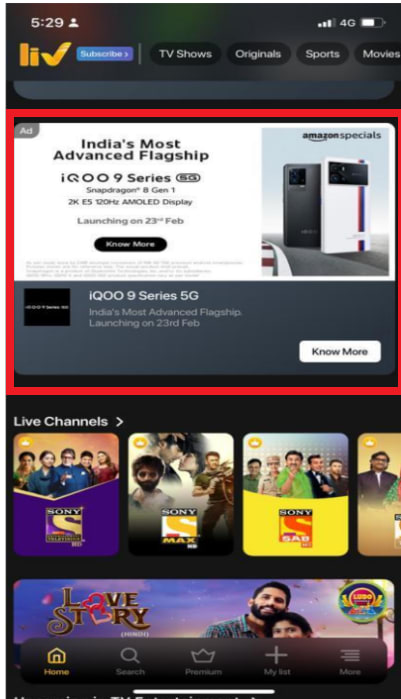 India vs Bangladesh T20 Series On Jio Cinema Banner Advertisement ...