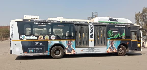 Electric bus - driver side