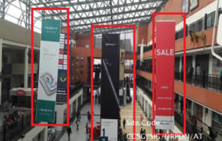 Centre Atrium (5 W x 25 H Ft) - Non Lit