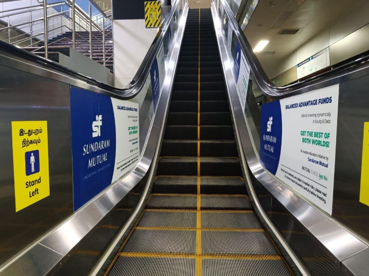 Escalator branding