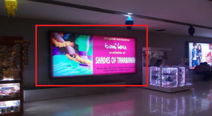 Mall Mart Near Spencers (12 W x 6.6 H Ft ) - Back Lit
