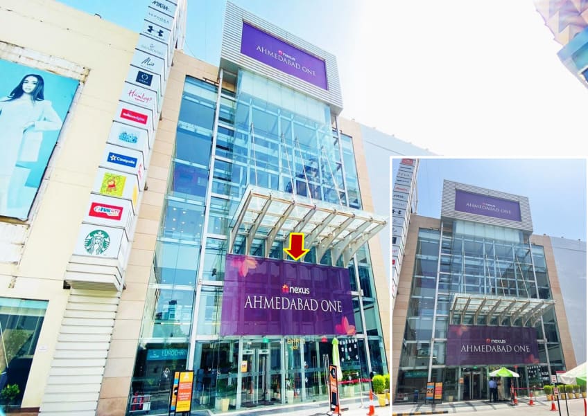 Entering Mall From Entry 1 and Gate 2