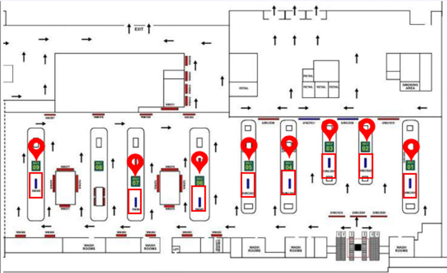 Terminal 1 - Airport Arrival, Baggage Claim Area