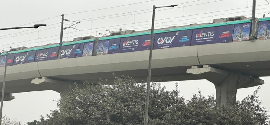 Exterior Train Branding