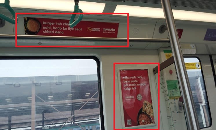 Interior Train Branding
