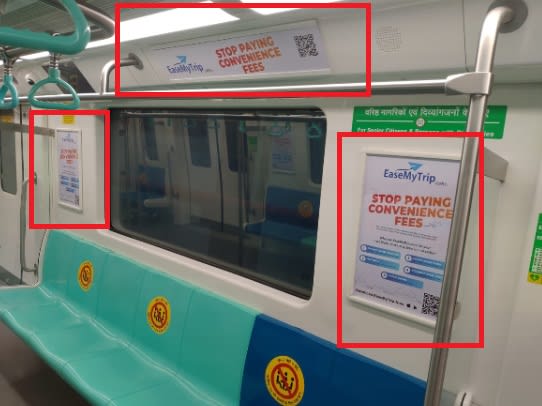 Interior Train Branding