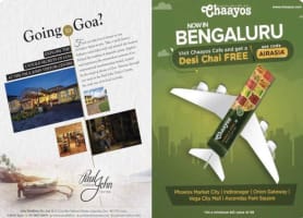 Inflight Food & Beverage Menu Card