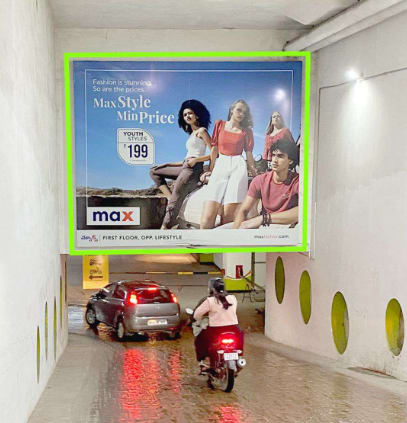 B1 Parking Entrance - G Block