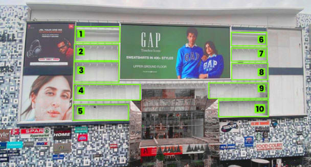 Above Main Entrance