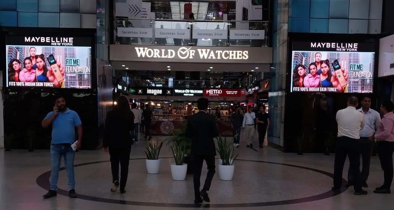 At Mall Entrance - 10 W x 6 H ft