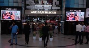 At Mall Entrance - 10 W x 6 H ft