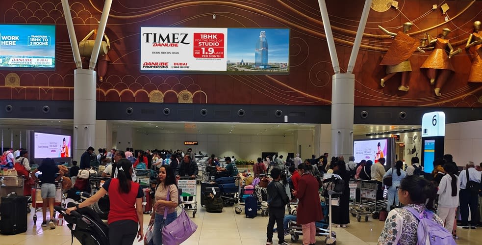 International Baggage Belt Area - 30 W x 10 H Ft