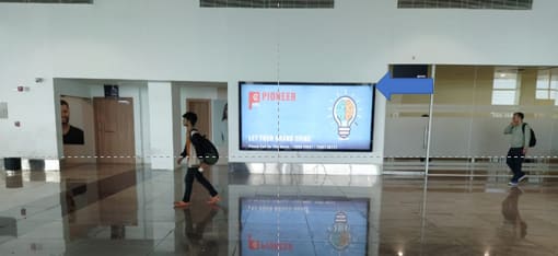 Between Smooking Lounge and Rest Room