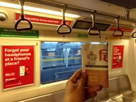 Metro Train - Delhi-Train Interior Panel Advertising-Rotem Train - Option 1 Metro Train - Delhi-Train Interior Panel Advertising-Rotem Train - Option 1