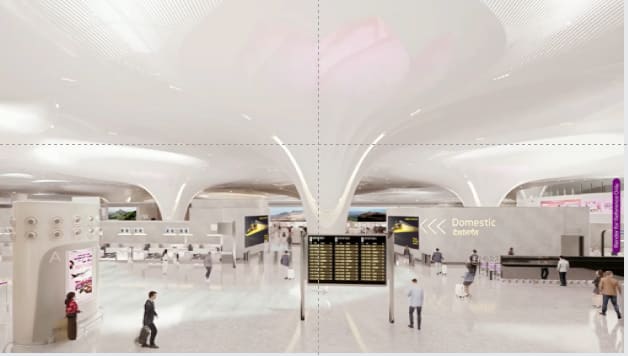 International Check In area