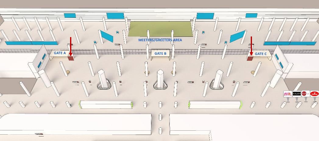 L2 Arrival Post Baggage Belt Area
