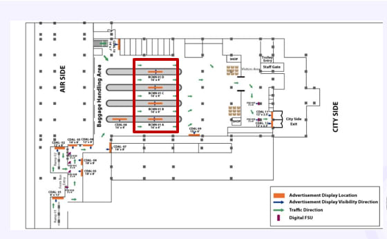 Domestic Arrival Baggage Belt