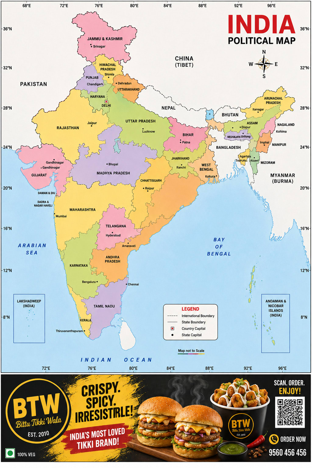 Indian Political Map