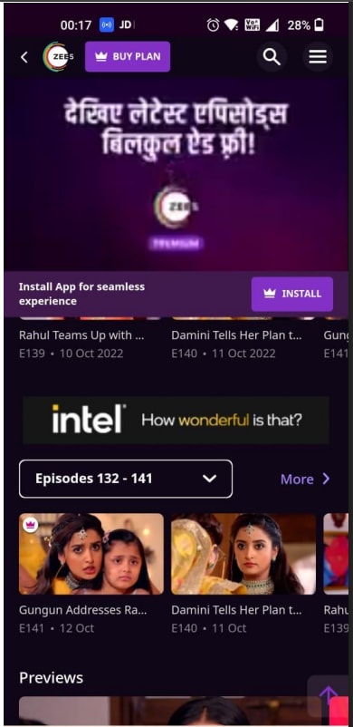Zee5 App - Roadblock Advertising
