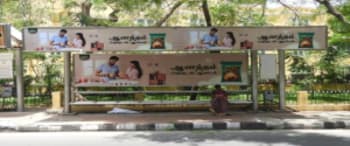 Advertising on Bus Shelter in Raja Annamalai Puram  44155