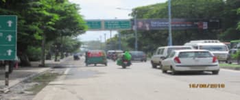 Advertising on Hoarding in Residency Area 45945