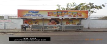 Advertising on Bus Shelter in Juhu  48777