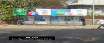 Advertising on Bus Shelter in Juhu  48778