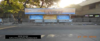 Advertising on Bus Shelter in Juhu  48454