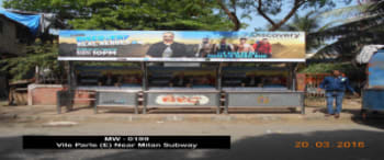 Advertising on Bus Shelter in Vile Parle  48613