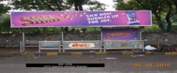 Advertising on Bus Shelter in Juhu  48509