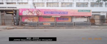 Advertising on Bus Shelter in Juhu  48815