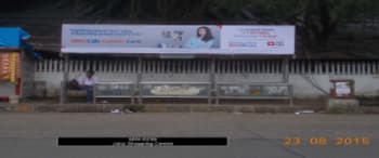 Advertising on Bus Shelter in Juhu  48525