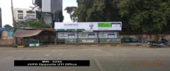 Advertising on Bus Shelter in Juhu  48688