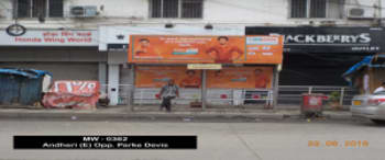 Advertising on Bus Shelter in Andheri East  48593