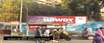 Advertising on Bus Shelter in Andheri East  48836