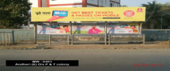 Advertising on Bus Shelter in Andheri East  48642