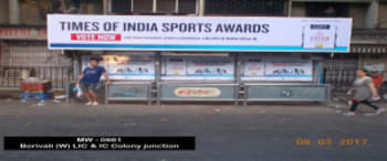 Advertising on Bus Shelter in Borivali West