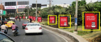 Advertising on Road Median in Jubilee Hills  51474