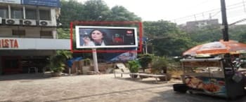 Advertising on Hoarding in Hauz Khas