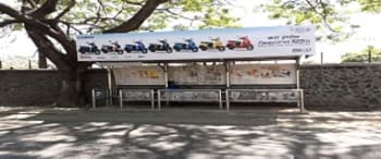 Advertising on Bus Shelter in Koregaon Park  54575