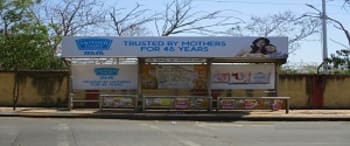 Advertising on Bus Shelter in Pimpri Colony  54633